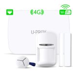 U-PROX (MP LTE S) KABLOSUZ MP 4G+Wifi+Ethernet+BlueToot ALARM SETİ (DEDEKTÖR+M.KONTAK+KUMANDA)